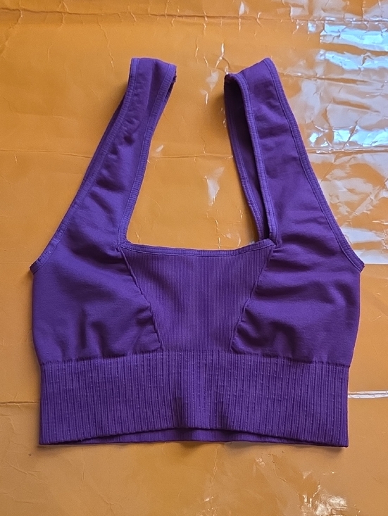 FP Movement by Free People Other - Nwot! Free People Movement Good Karma Squareneck Bra In Purple